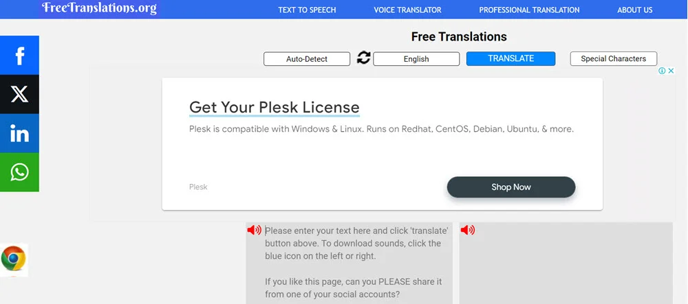 free translations