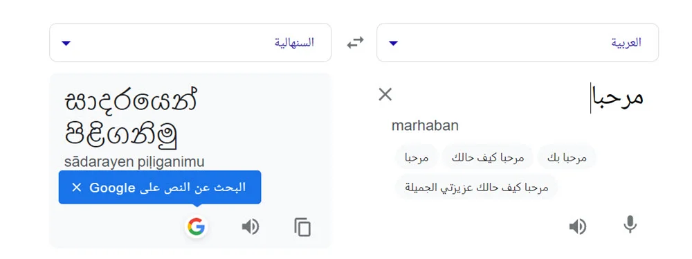 موقع Google translate