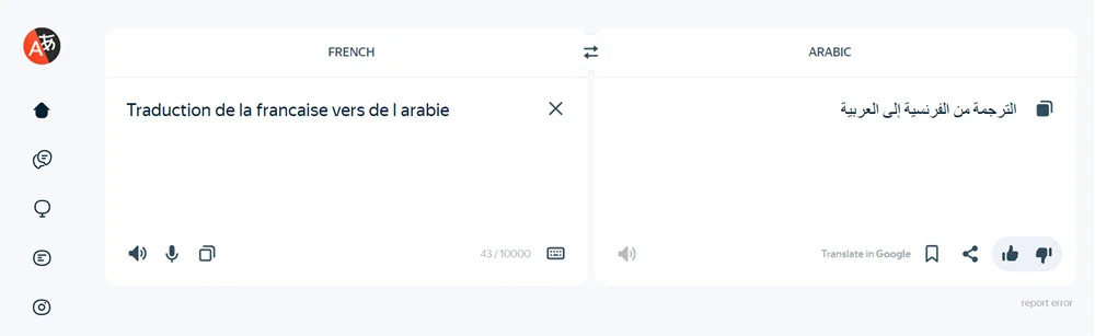 Yandex Translate