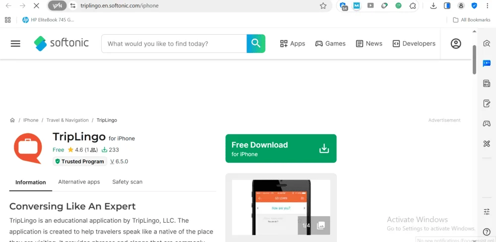 تطبيق Triplingo تطبيق Triplingo
