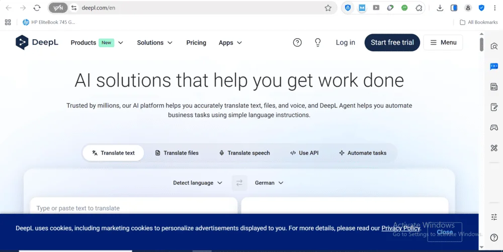 موقع DeepL Translator موقع DeepL Translator