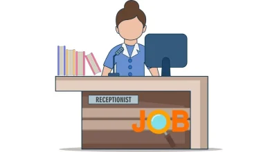 موظفة استقبال