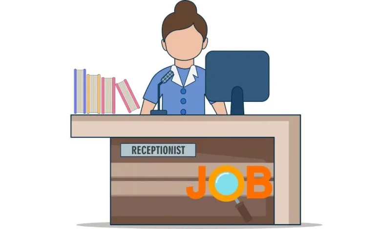 موظفة استقبال
