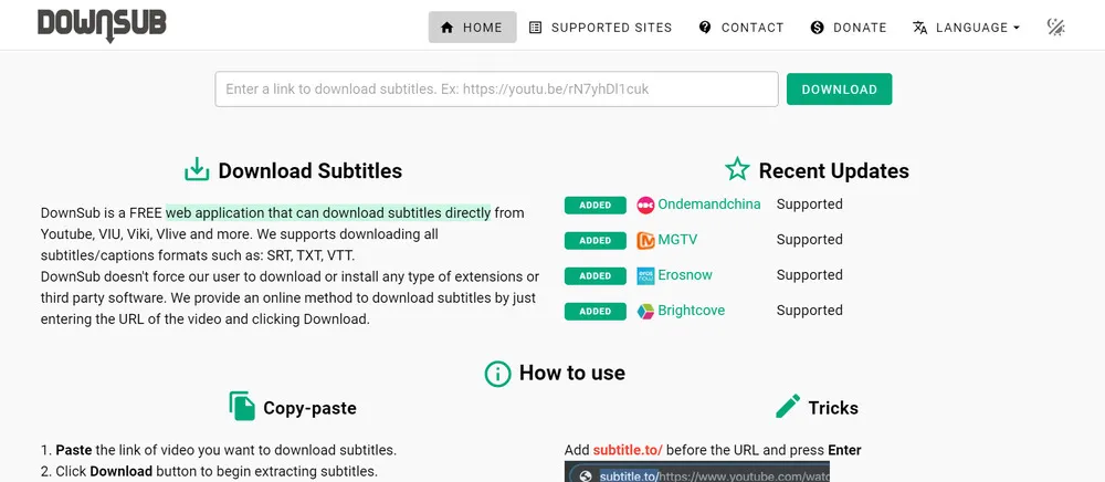 موقع Downsub موقع Downsub