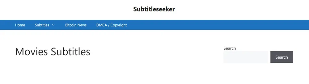 موقع Subtitle Seeker