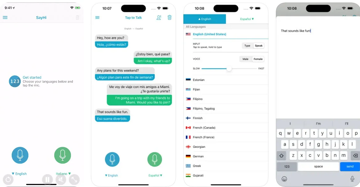 برنامج SayHi translate برنامج SayHi translate