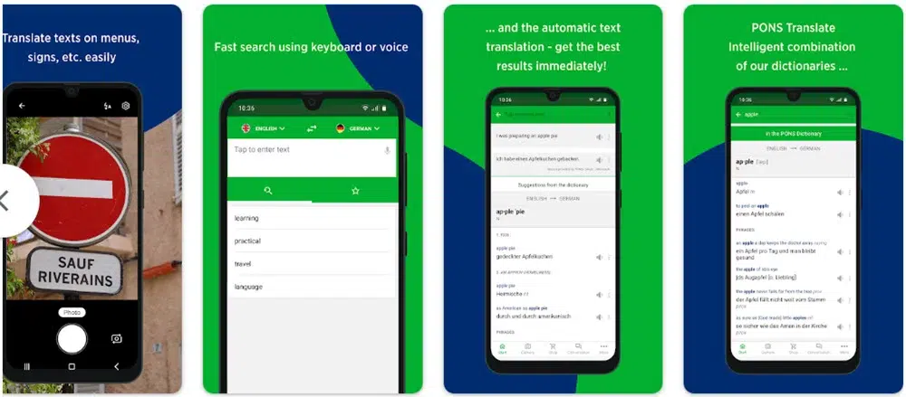 تطبيق PONS Translator تطبيق PONS Translator