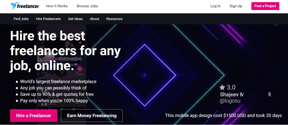 موقع Freelancer.com موقع Freelancer.com