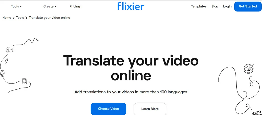 موقع flixier.com