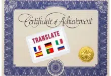 ترجمة شهادة خبرة