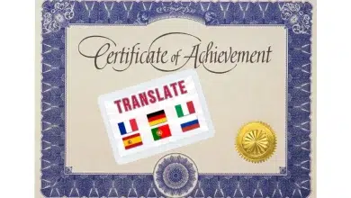 ترجمة شهادة خبرة