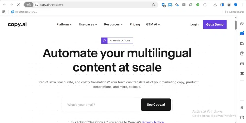 ترجمة Copy AI ترجمة Copy AI
