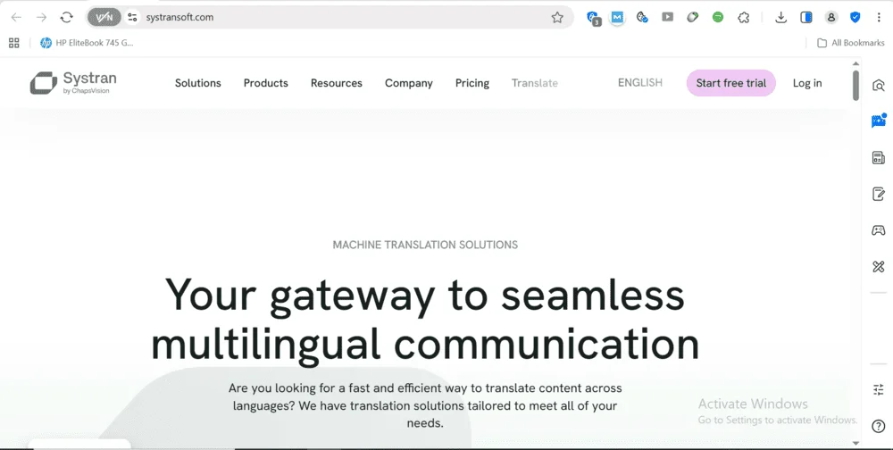 موقع Systran Translate موقع Systran Translate