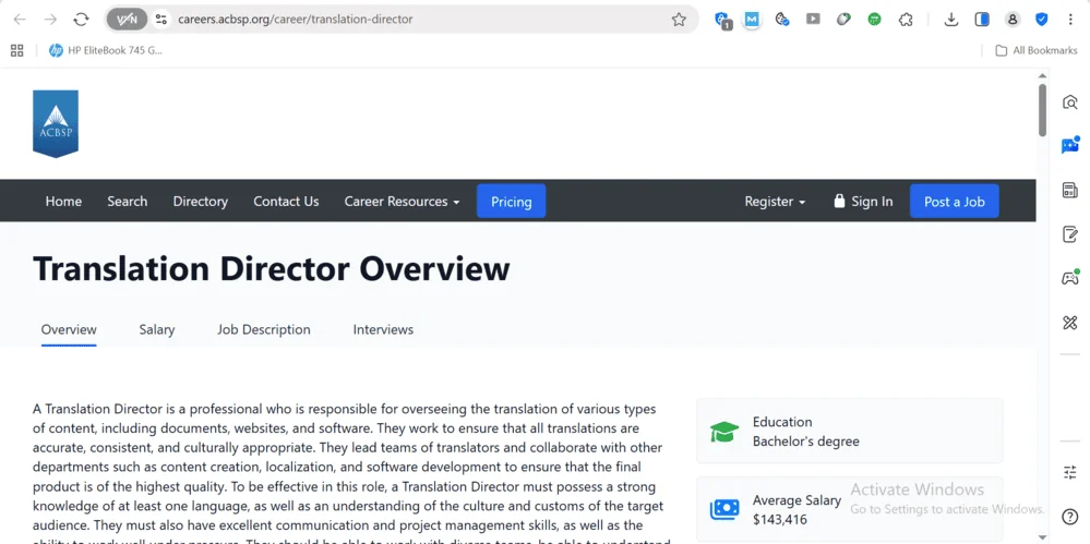 موقع Translation Director موقع Translation Director